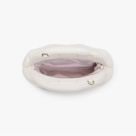 Kate Spade Shade Quilted Mini Cloud Crossbody New Cream Pearlized Smooth - Picture 7 of 7